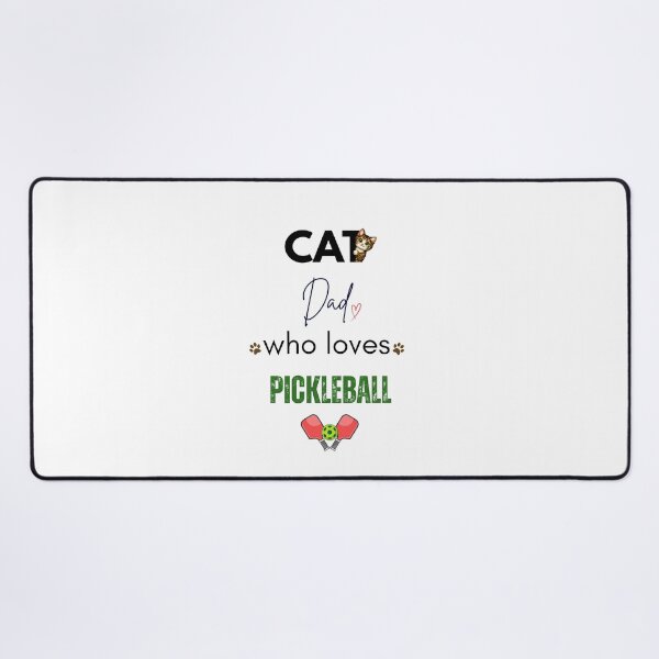 Item preview, Cat Dad Who Loves Pickleball designed and sold by PawFitt.