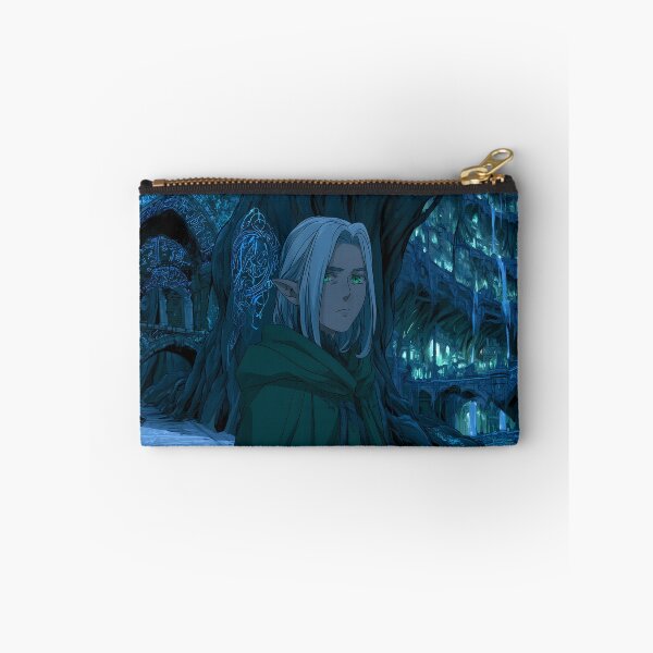 Item preview, Elf Mage in Ancient Underground City - Anime Dark Fantasy designed and sold by MythicGridArt.