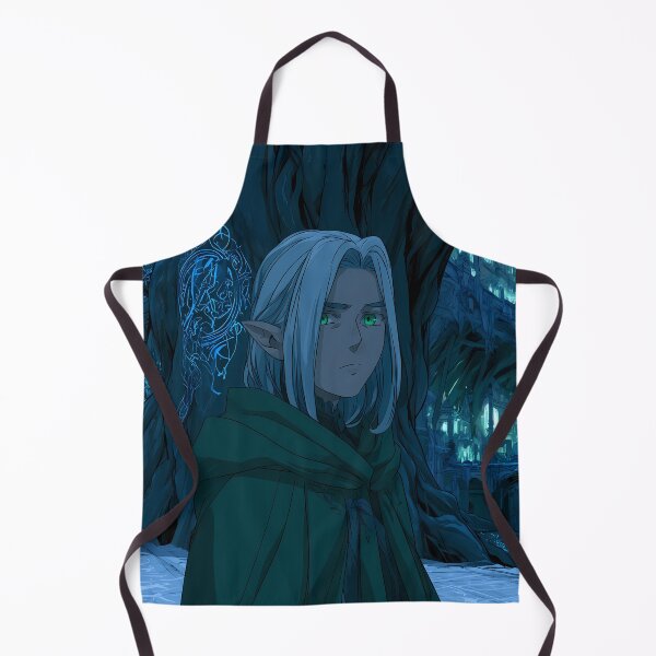 Item preview, Elf Mage in Ancient Underground City - Anime Dark Fantasy designed and sold by MythicGridArt.