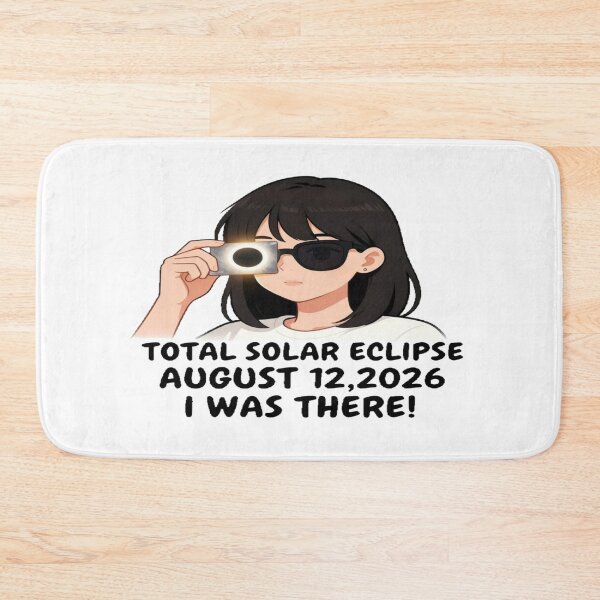 Item preview, For Astronomy Lover In Anime Girl Style TOTAL SOLAR ECLIPSE AUGUST 12,2026 I WAS THERE! designed and sold by Giulivo Store Graphic.