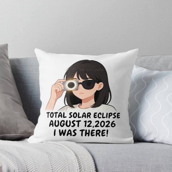 Item preview, For Astronomy Lover In Anime Girl Style TOTAL SOLAR ECLIPSE AUGUST 12,2026 I WAS THERE! designed and sold by Giulivo Store Graphic.