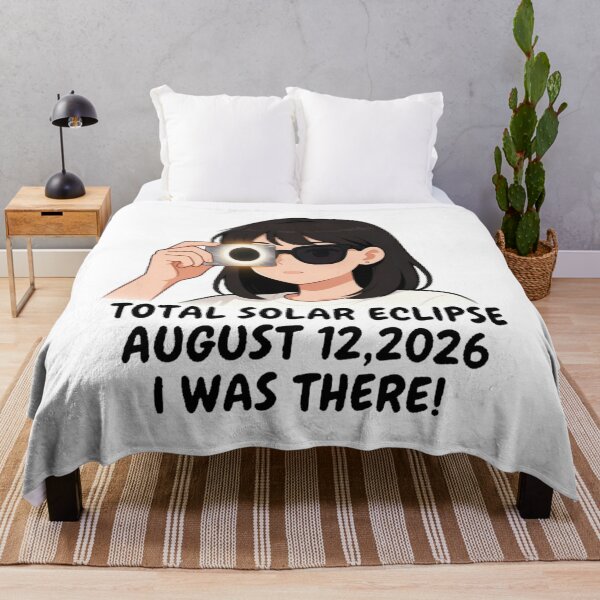Item preview, For Astronomy Lover In Anime Girl Style TOTAL SOLAR ECLIPSE AUGUST 12,2026 I WAS THERE! designed and sold by Giulivo Store Graphic.