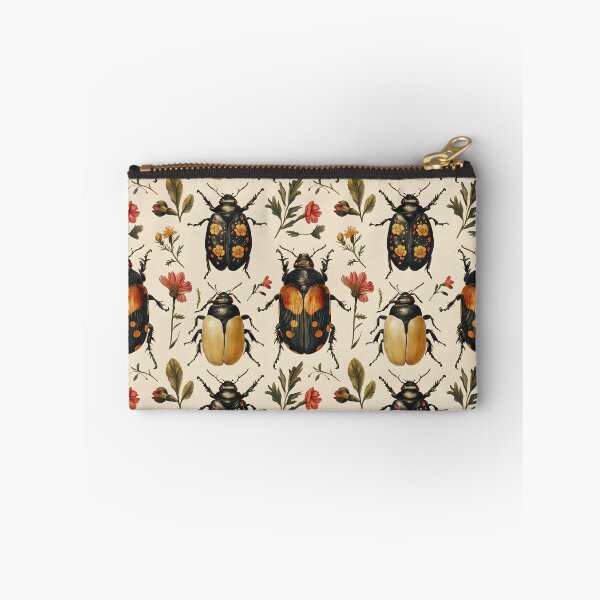 Item preview, Vintage Botanical Floral Mixed Beetle Pattern by Moose Disco designed and sold by MooseDisco.