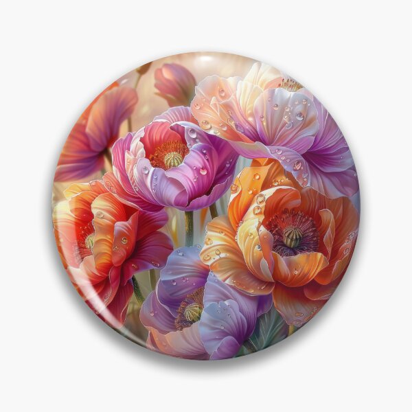 Item preview, Poppy Field with Dew Drops designed and sold by MargaretWiktor.