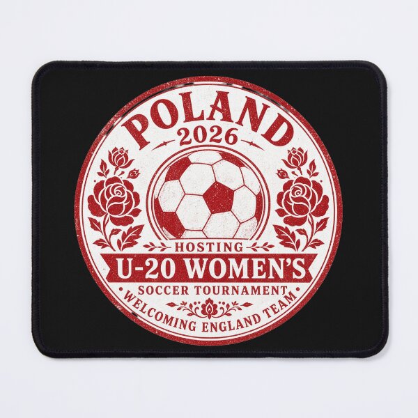Item preview, Poland 2026 Soccer Tournament Emblem Welcoming England Team designed and sold by BrickByDream.