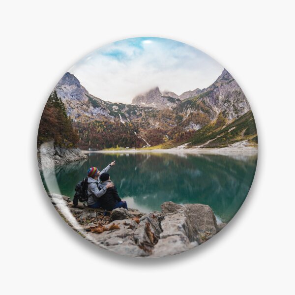 Item preview, Adventure Awaits | Mountain Lake Travel Wall Art designed and sold by HoMya.