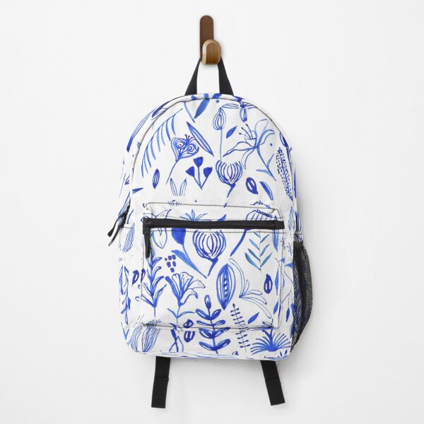 Item preview, Watercolor Illustration of Blue Flowers - Large Pattern designed and sold by ElizabethCoelho.