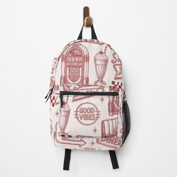 Item preview, Retro Diner Toile Seamless Pattern | Vintage Retro Y2K Toile Repeat designed and sold by StickyGuys.