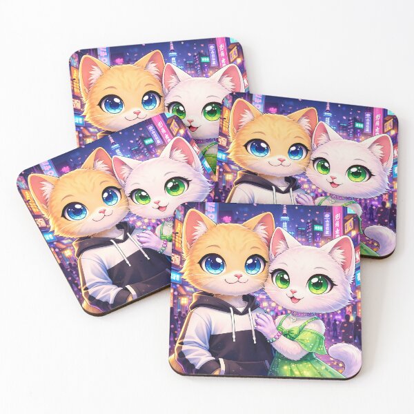 Item preview, The Seoul Cats in Love designed and sold by Meow Story .