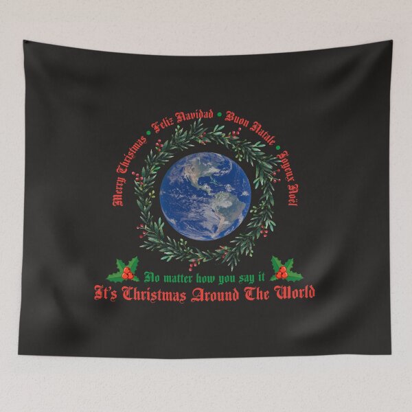 Item preview, It's Christmas Around The World designed and sold by MrGsMind.