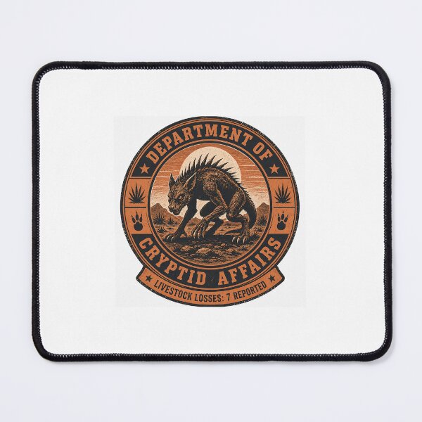 Item preview, Chupacabra Livestock Incident Badge Design designed and sold by VzerosDigital.
