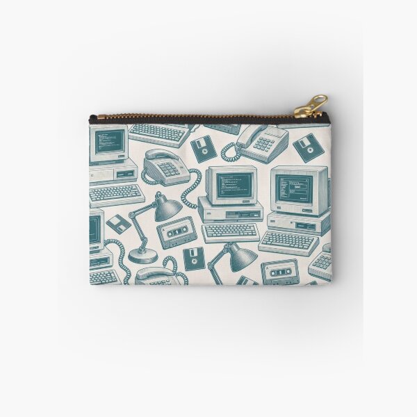 Item preview, Dial Up Nostalgia Toile Seamless Pattern | Vintage Retro Y2K Toile Repeat designed and sold by StickyGuys.
