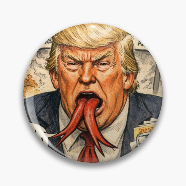 Item preview, Trump Speaks With Forked Tongue designed and sold by Kathleen M Bush.