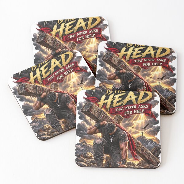 Item preview, Heavy Is The Head That Never Asks For Help - Christian Men's Faith T-Shirt designed and sold by John O.