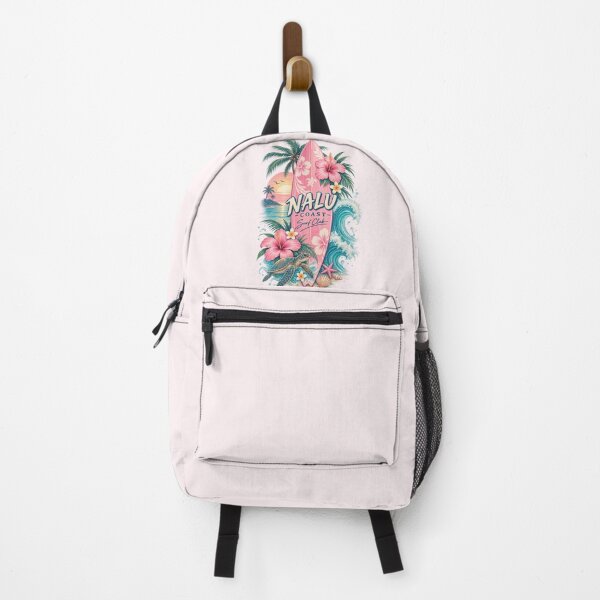 Item preview, Nalu Coast Tropical Surf Club Pink Surfboard Sea Turtle Ocean Waves designed and sold by Nalu Coast.