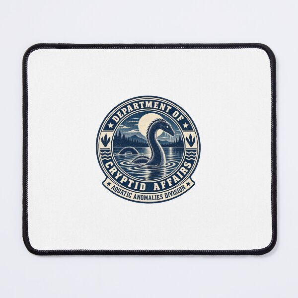 Item preview, Lake Monster Aquatic Anomalies Badge Design designed and sold by VzerosDigital.