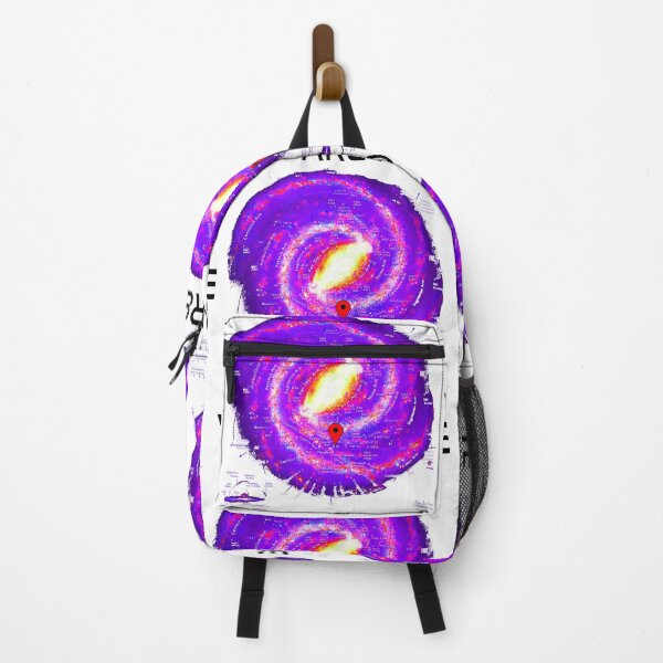 Item preview, You Are Here Milky Way Galaxy Map Space & Science Fiction Graphic Black Text designed and sold by MathWare MathClips.