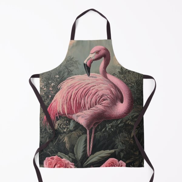 Item preview, Vintage Pink Flamingo Jungle Rose Art By Moose Disco designed and sold by MooseDisco.