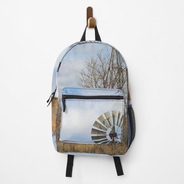 Item preview, Windmill with blue skies and fluffy white clouds designed and sold by South 500 Photography.