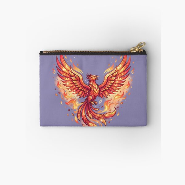 Item preview, Rising Flaming Phoenix Bird of Rebirth - Magical Fire Bird Art designed and sold by KreonaTime.