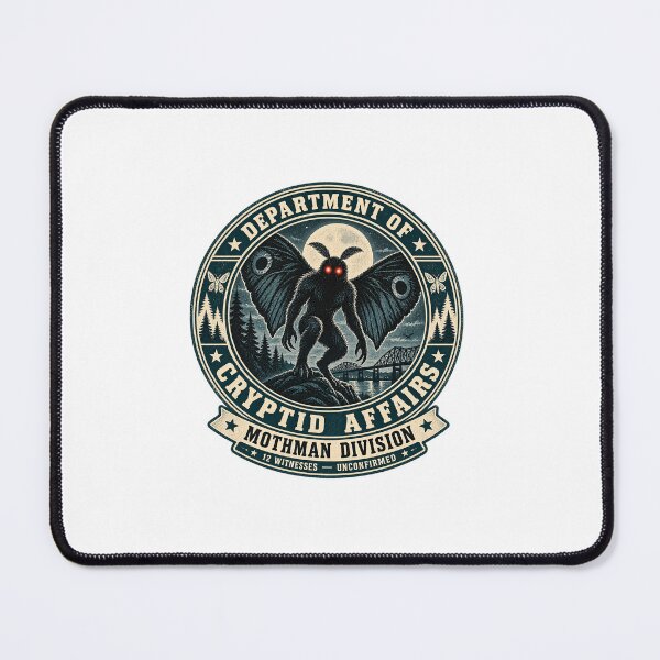 Item preview, Mothman Division Retro Case File Badge designed and sold by VzerosDigital.