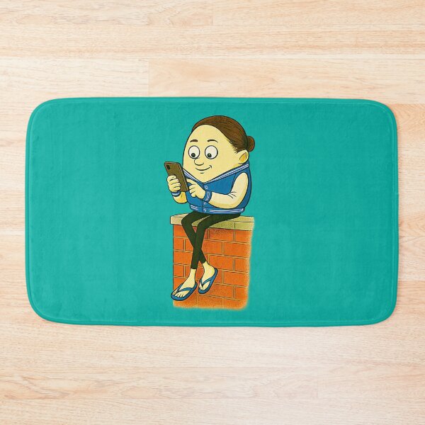 Item preview, LOS CLIPS EN MI CELULAR - Funny Humpty Dumpty Phone Addict designed and sold by Urban-InkStudio.