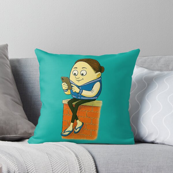 Item preview, LOS CLIPS EN MI CELULAR - Funny Humpty Dumpty Phone Addict designed and sold by Urban-InkStudio.