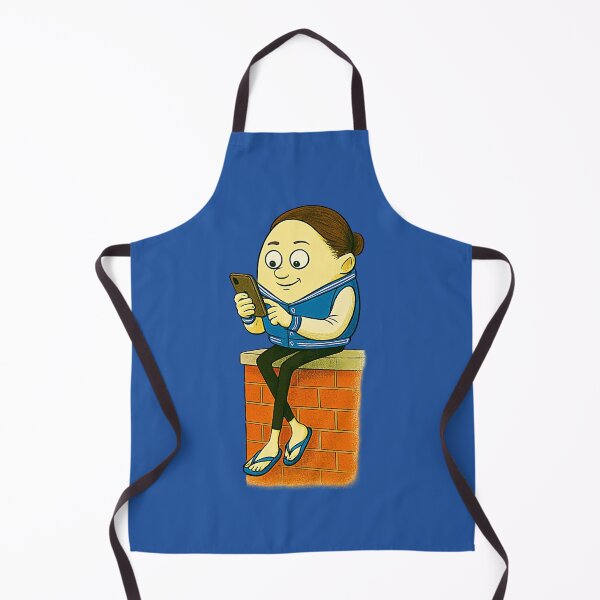 Item preview, LOS CLIPS EN MI CELULAR - Funny Humpty Dumpty Phone Addict designed and sold by Urban-InkStudio.