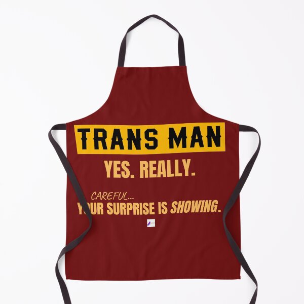 Item preview, TRANS MAN - YES. REALLY. (dark shirt) designed and sold by BUILTABEAR.