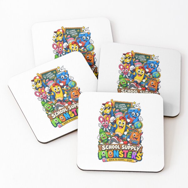 Item preview, School Supply Monsters – Cute Back to School Design for Kids designed and sold by karamram.