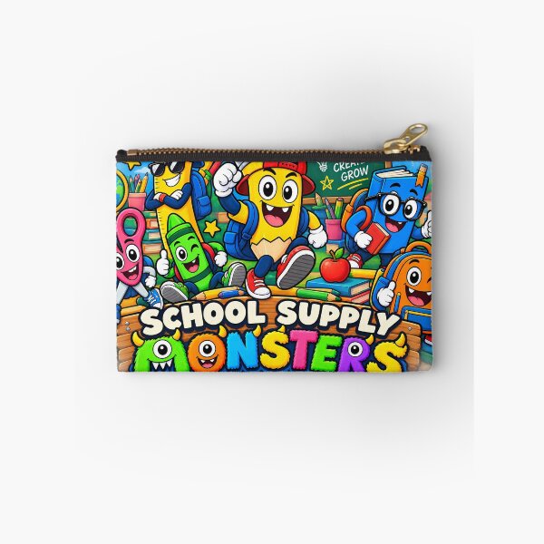 Item preview, School Supply Monsters – Cute Back to School Design for Kids designed and sold by karamram.