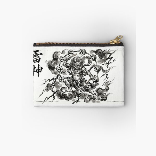 Item preview, Raijin Thunder God Kanji Ink Art designed and sold by Kanjigraphy.