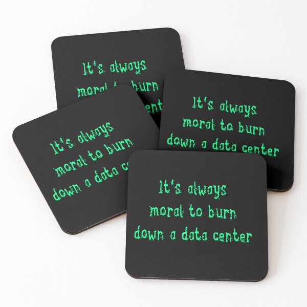 Item preview, It's always moral to burn down a data center designed and sold by WritingDarkness.