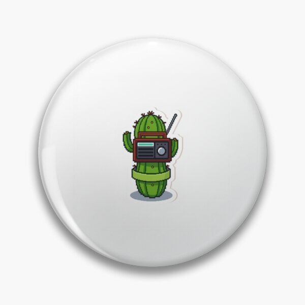 Item preview, cactus radio designed and sold by One More Run.