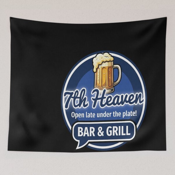 Item preview, 7th Heaven Bar and Grill designed and sold by MASONa03.