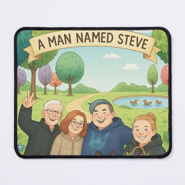 Item preview, A Man Named Steve Artwork designed and sold by ScottyJay93.
