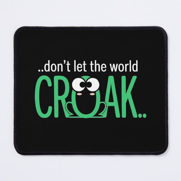 Item preview, ..don't let the world croak • climate change frog designed and sold by Applecrunch.