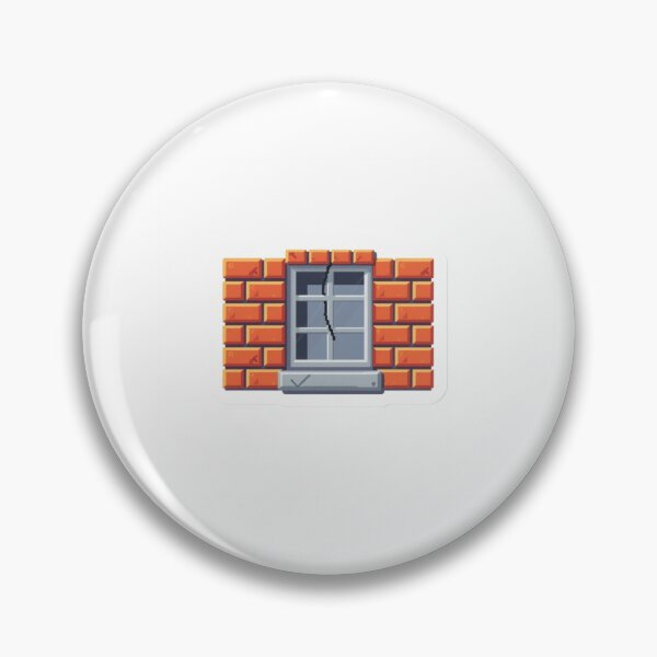 Item preview, Crooked Pixel Window designed and sold by One More Run.