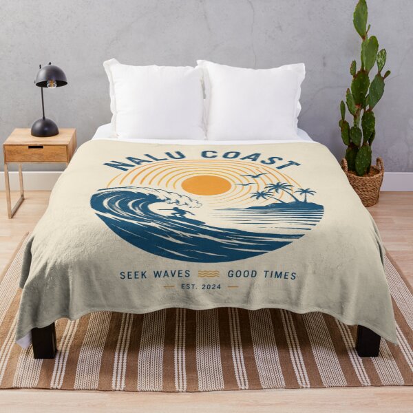Item preview, Seek Waves Good Times | Retro Surf Wave & Sunset Design | Ocean Beach designed and sold by Nalu Coast.