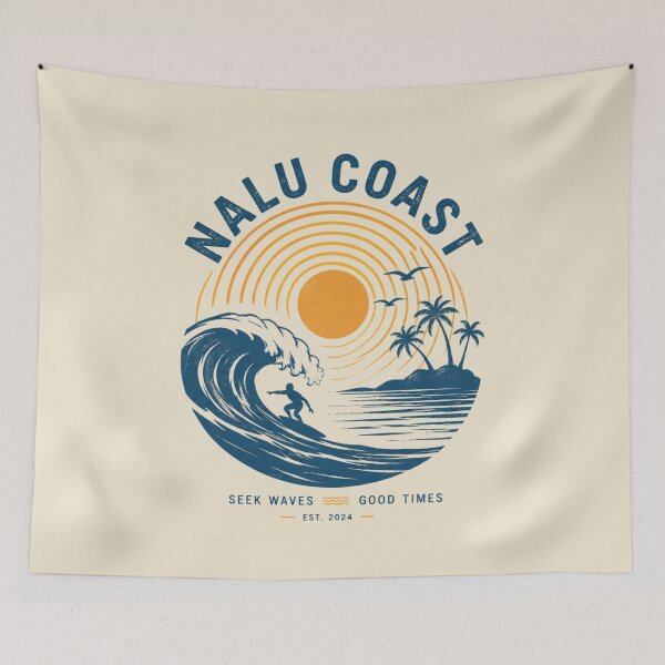 Item preview, Seek Waves Good Times | Retro Surf Wave & Sunset Design | Ocean Beach  designed and sold by Nalu Coast.