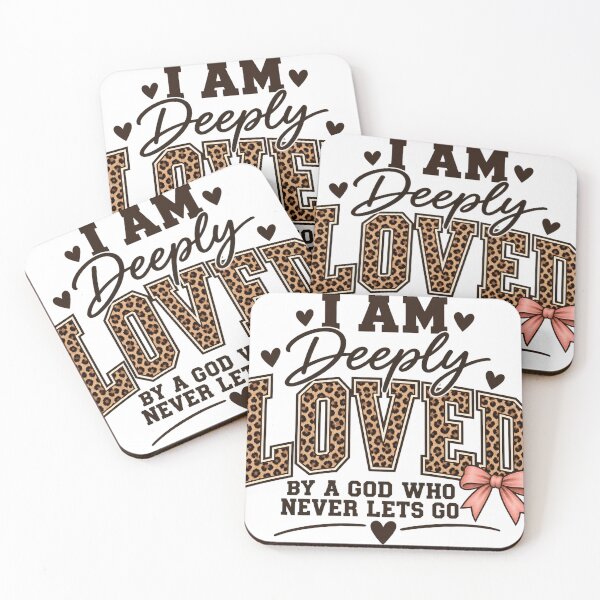 Item preview, I Am Deeply Loved by a God Who Never Lets Go - Christian Faith designed and sold by oumayma mokrane.