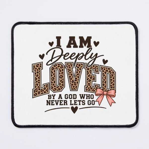 Item preview, I Am Deeply Loved by a God Who Never Lets Go - Christian Faith designed and sold by oumayma mokrane.
