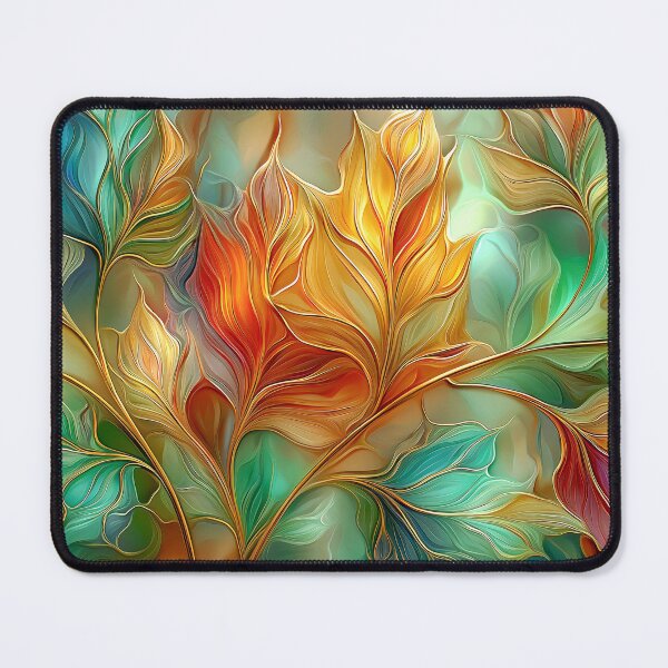 Item preview, Autumn Leaves Abstract Art | Autumn Foliage, Maple Leaf Botanical Design. designed and sold by MargaretWiktor.