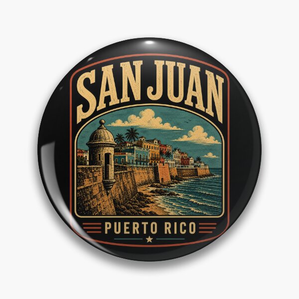 Item preview, San Juan - Puerto Rico designed and sold by GoodOldVintage.