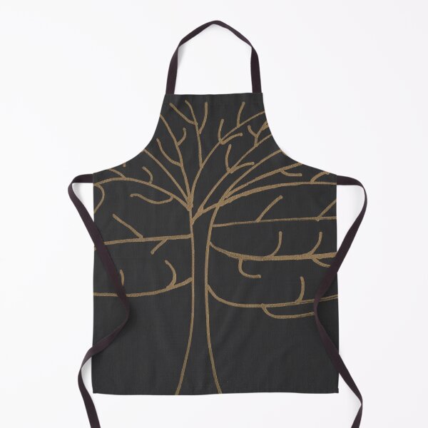 Item preview, Minimalistic Black Gold Line Tree designed and sold by Kristy Carpenter.