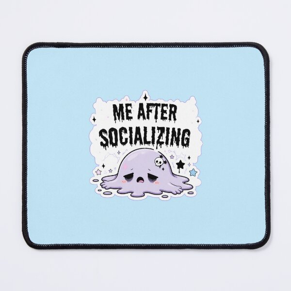 Item preview, Me after socializing designed and sold by BiaSMartins.