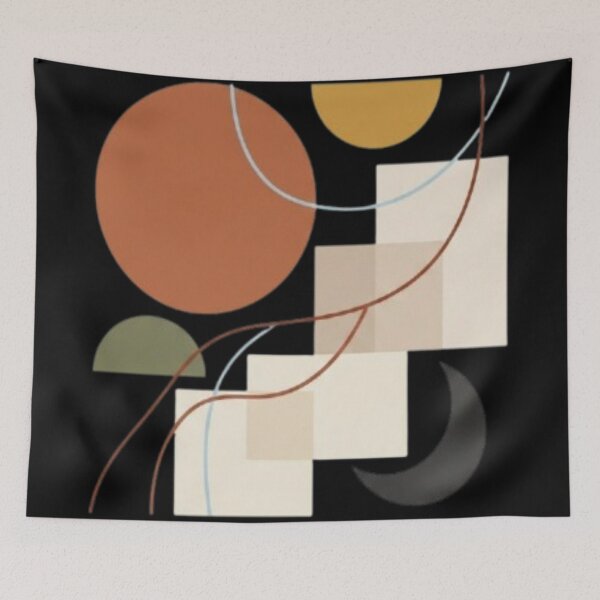 Item preview, Boho Abstract Geometric Shapes Minimalist Art designed and sold by DailySparks.