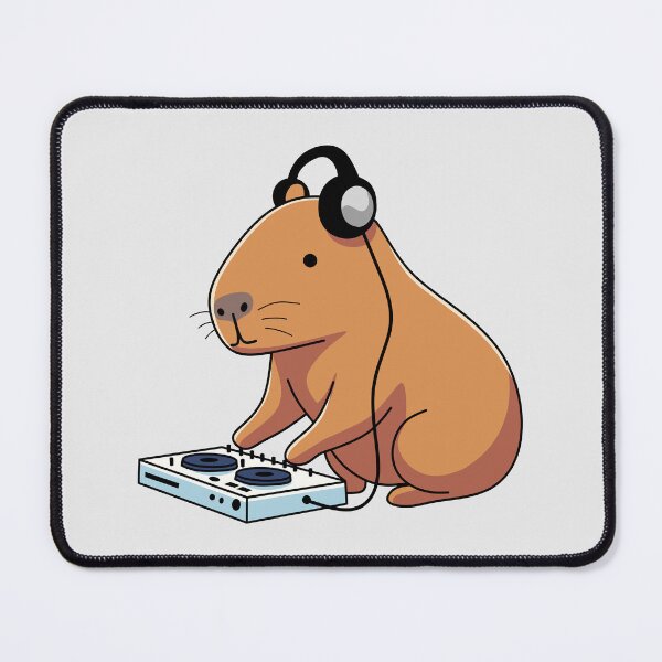 Item preview, DJ Capybara designed and sold by MiaBellaGirl.