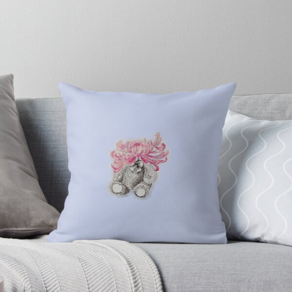 Item preview, Pink Flower Bear designed and sold by Amanda Adela Art.