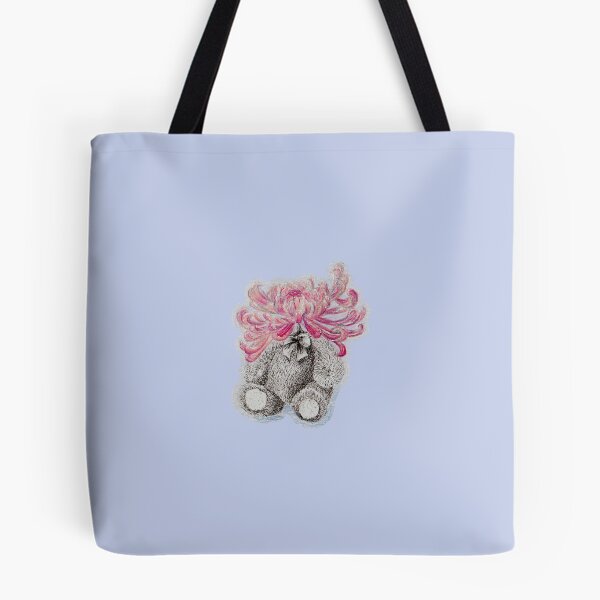 Item preview, Pink Flower Bear designed and sold by Amanda Adela Art.
